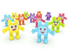 Klocki Meli Emoti Happy 12 figurek z naklejkami emocji – 3+