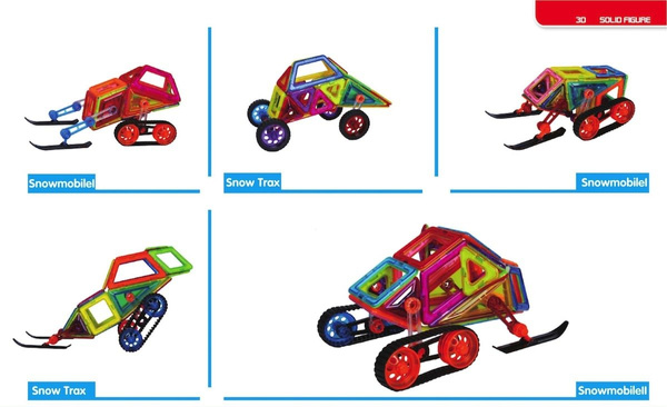 Magical Magnet 98 el. - Magnetic Blocks