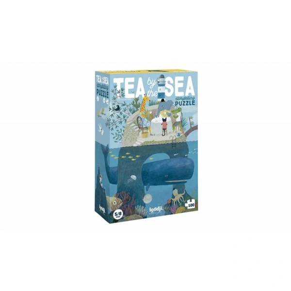 Puzzle obserwacyjne Tea by the Sea dla dzieci – Londji 100 el.