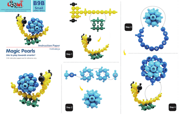 Duże klocki konstrukcyjne Big Loowi Edu 200 elementów 3+