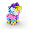 Meli Basic Pink 50 el construction blocks.