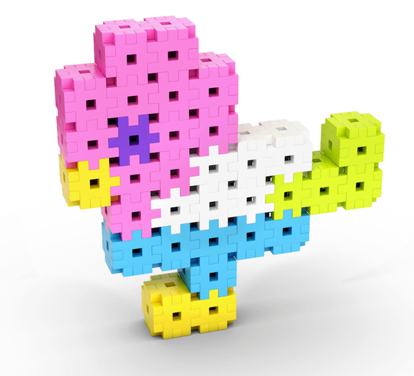 Meli Maxi Pink 200 el construction blocks.