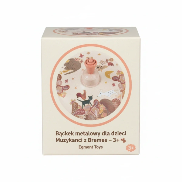 Bączek metalowy dla dzieci Muzykanci z Bremy – Egmont Toys 3+