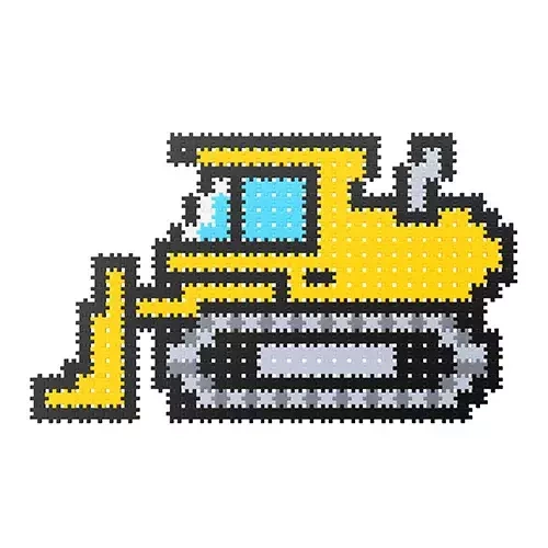 Meli Minis Build 2-in-1 Crane and Bulldozer blocks 500 el.