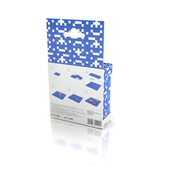 Płytka konstrukcyjna Meli Basic Baseplate niebieska 6 el. – 3+