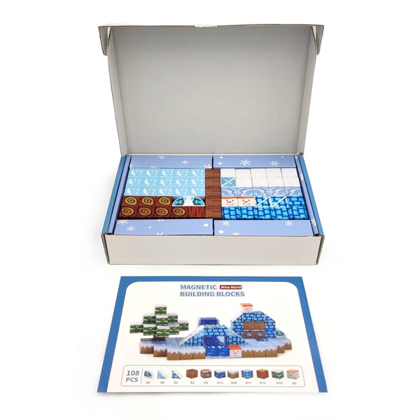 Magnetic blocks - MagCraft - 108 el.