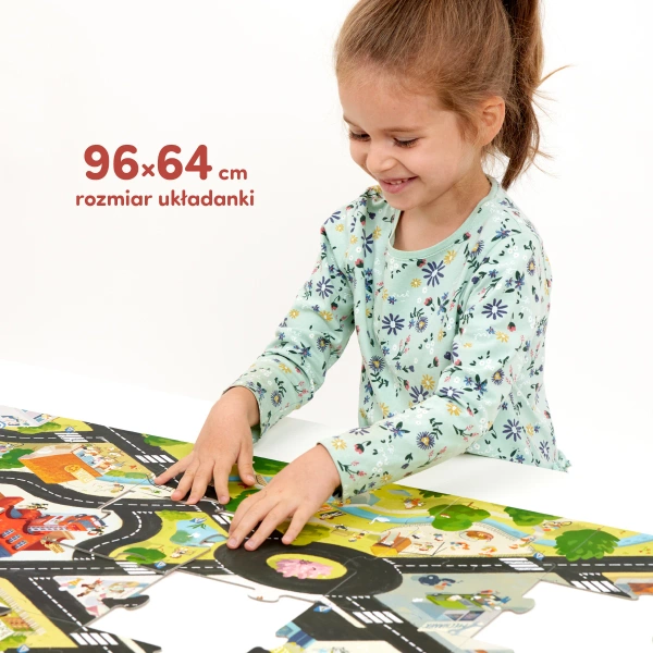 Duuuże puzzle Droga 3+