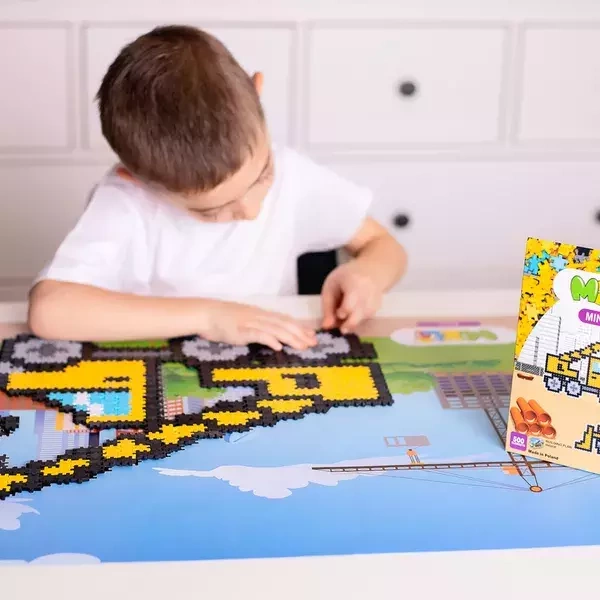 Klocki Meli Minis Build 2w1 dźwig i spychacz 500 el. – 4+