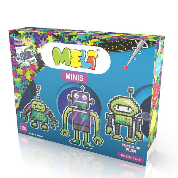 Meli Minis Robot 3 in 1 Blocks - 1000 pcs