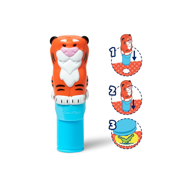 Sticker Wow - Sticker book and stamp book - Tiger