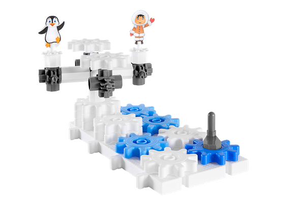 Klocki konstrukcyjne Korbo Edu Igloo 390 el. – Arktyka 4+