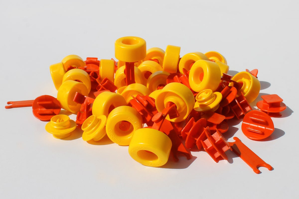 Mobilo - Parts & Motion - 78 el. complementary set of blocks.