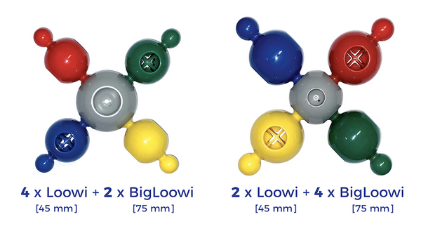 Loowi blocks and Big Loowi Mix 65 el.