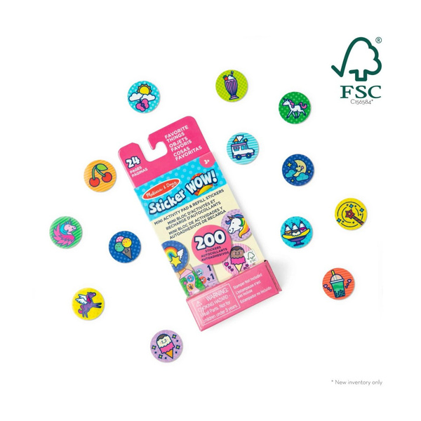 Sticker Wow - insert + mini booklet - Unicorn