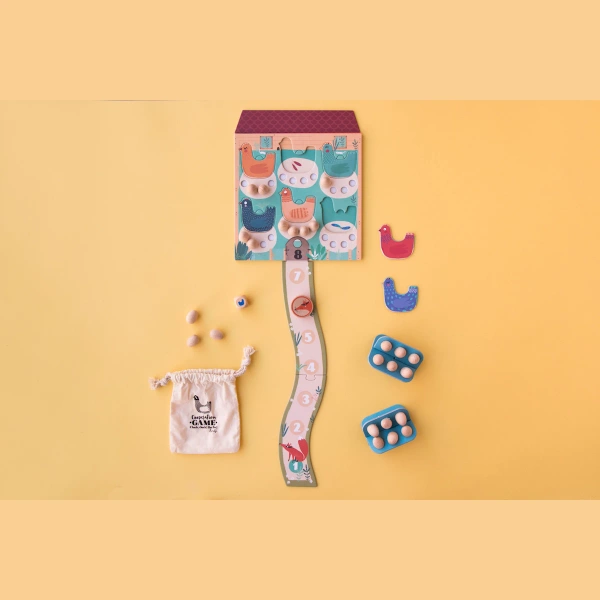 Gra planszowa Londji Puk Puk Tu lisek rodzinna 4+