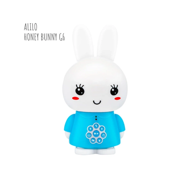 Króliczek Alilo Honey Bunny G6 BLUE - niebieski