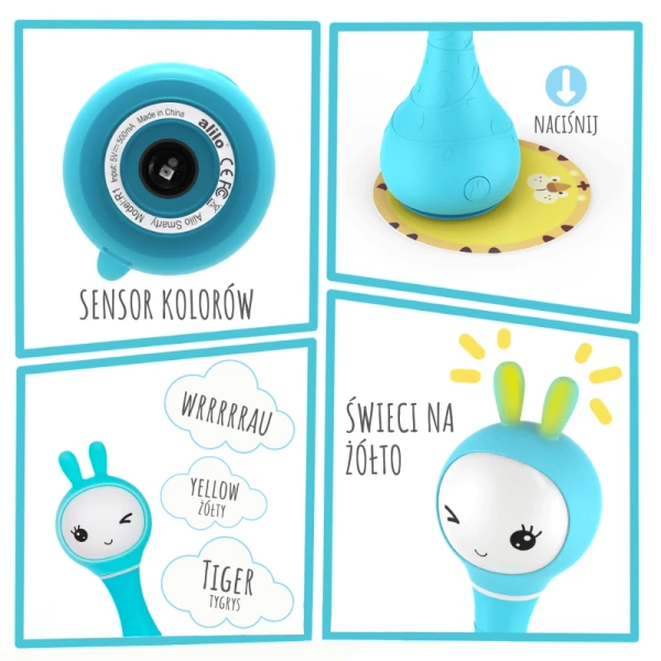 Alilo Smarty Bunny R1 BLUE - blue