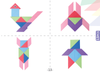 Magnetic Tangram Blocks - Magic Tangram 100el.