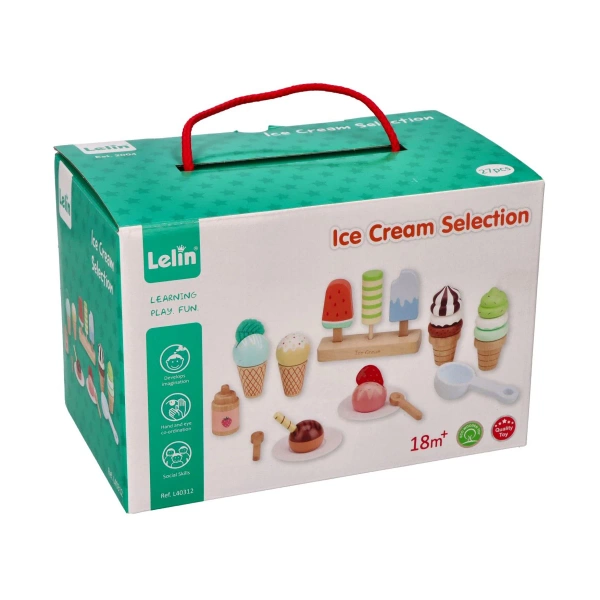 Small ice cream shop - ice cream serving set