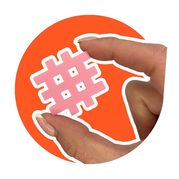 Klocki konstrukcyjne Marioinex Mini Waffle Pastel 140 elementów dla 4-latka wspierające motorykę