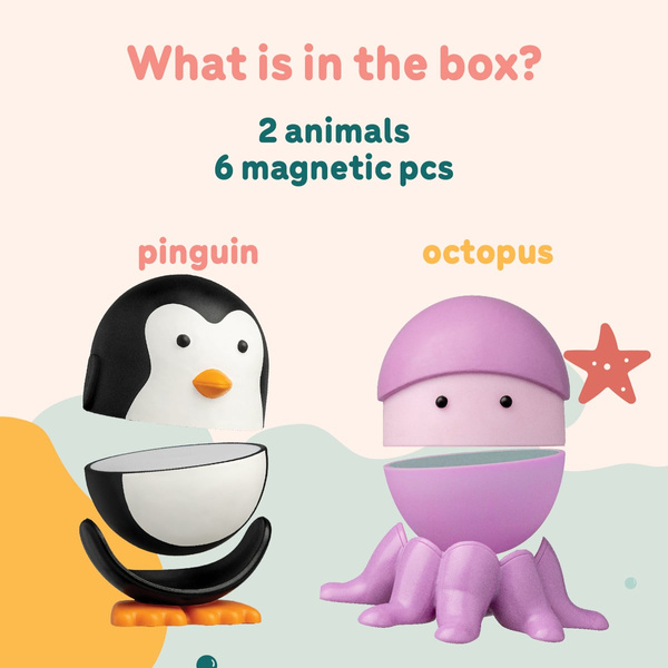 Magimals - magnetic animals - Sealife