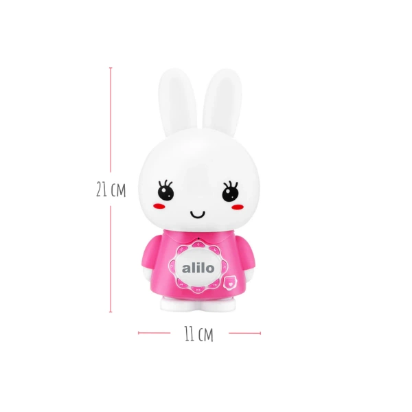 Króliczek Alilo Big Bunny G7C PINK - różowy