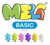 Meli Basic Pink 50 el construction blocks.