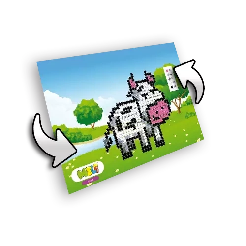 Klocki Meli Minis Farm 2w1 waflowe 500 el. – zestaw 4+