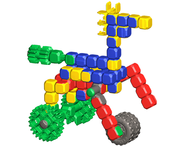 Klix Cubes Gears 310 el. - Construction Blocks