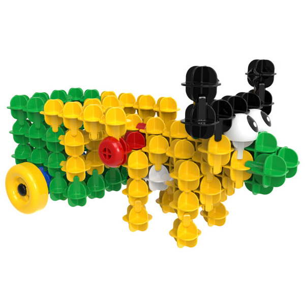 Klocki konstrukcyjne Molyka Yellow Box 158 elementów 3+ – Molyka