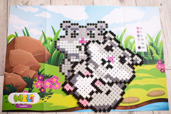 Meli Minis Fluffy 2w1 500 el.