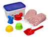Set - ColourSand kinetic sand 2kg pink + molds and shovel
