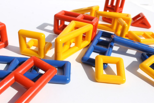 Complementary set of Mobilo blocks - Geometric Pack - 28 el.