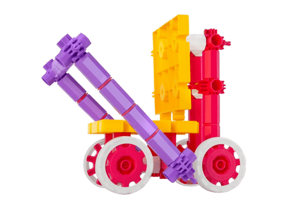 Klocki konstrukcyjne Korbo EDU Pastel 370 elementów – 4+