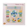 Wooden educational calendar - board for children