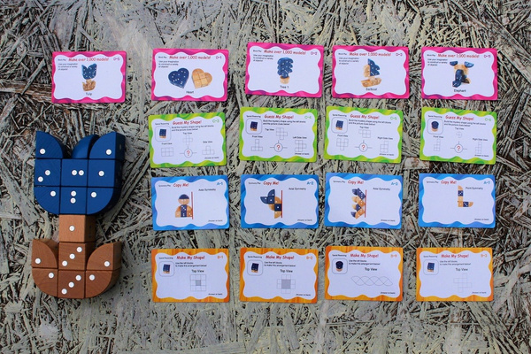 Magnetic wooden blocks - IGEO 24 el.