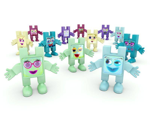 Meli Emoti Rainbow blocks 12 el.