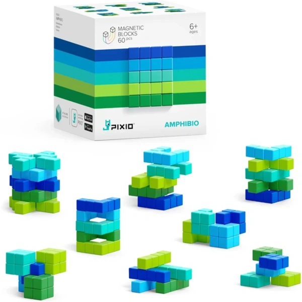 Klocki magiczny Pixio Amphibio 60 el. – Seria abstrakcyjna 6+