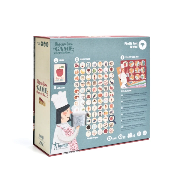 LONDJI memo game Where is the Cheese? - observation memory game