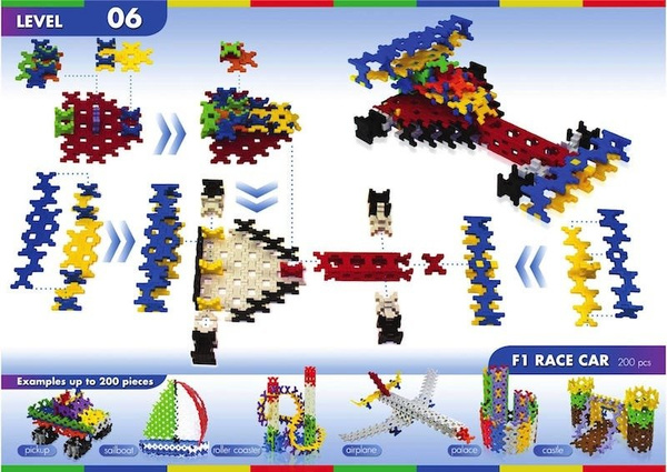 Klocki konstrukcyjne Incastro Box 500 elementów – 4+