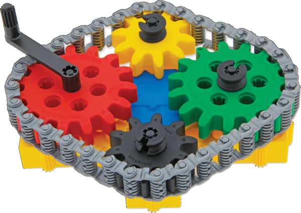 Morphun Chains and Gears Box 270 el. blocks.