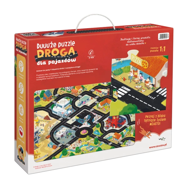 Duuuże puzzle Droga 3+
