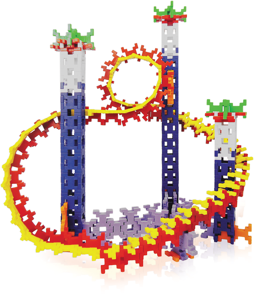 Klocki konstrukcyjne Incastro Box 500 elementów w dużym pudełku 4+