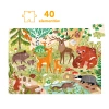 Puzzle CzuCzu Dzikie puzzle Las zwierzęta leśne 3+