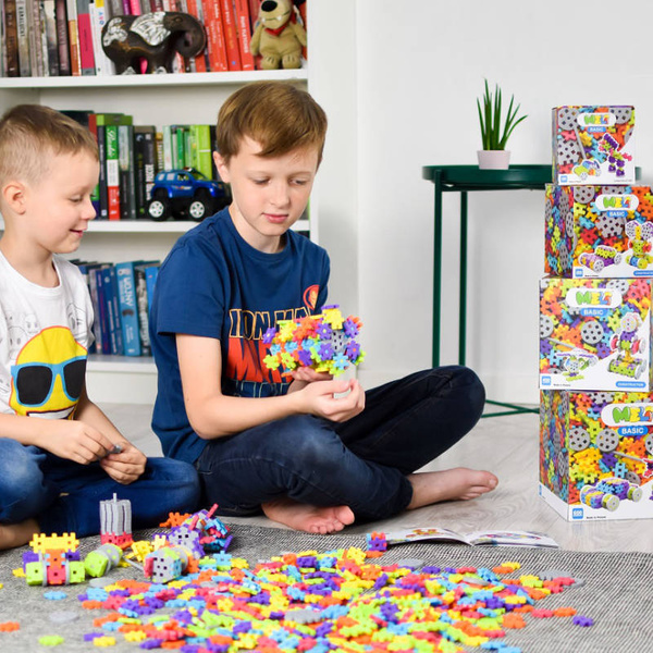 Klocki konstrukcyjne Meli Constructor 400 el. – zestaw 4+