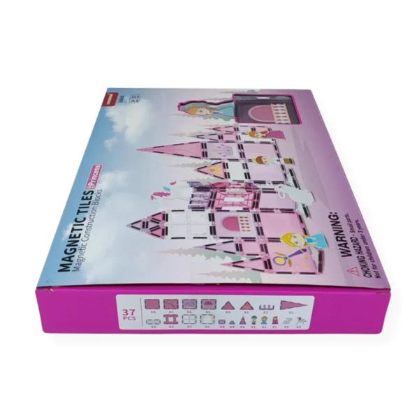 Magnetic Tiles Princess Castle 37 pcs – X-Bida 3+