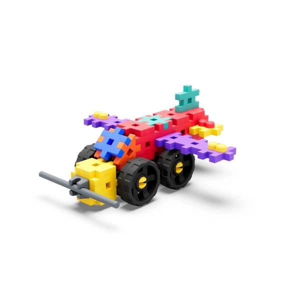 MELI Tech+ 260 – Construction Blocks with Technical Elements for Kids 3+