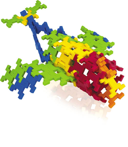 Klocki konstrukcyjne Incastro Cube L 60 elementów – 4+