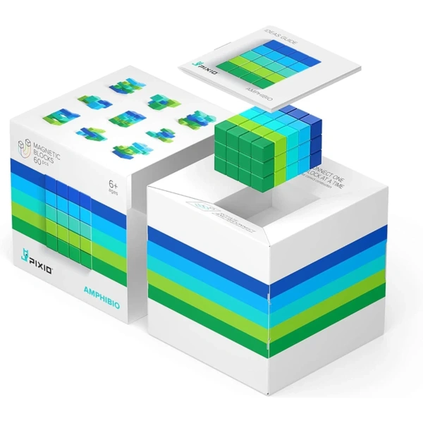 Klocki magiczny Pixio Amphibio 60 el. – Seria abstrakcyjna 6+