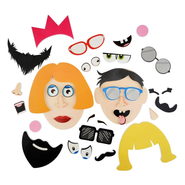 Bath stickers - Funny faces